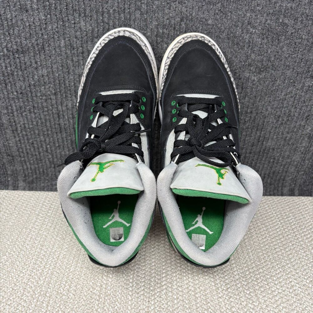 Nike Air Jordan 3 Retro Pine Green Black Shoes 2021 Men’s Size 10 CT8532-030 - Picture 7 of 8